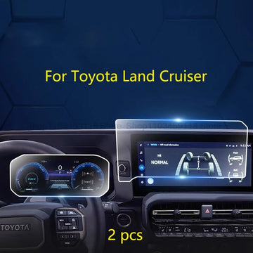 Tempered Glass Screen Protector Film for Toyota LandCruiser 250 (2024+)