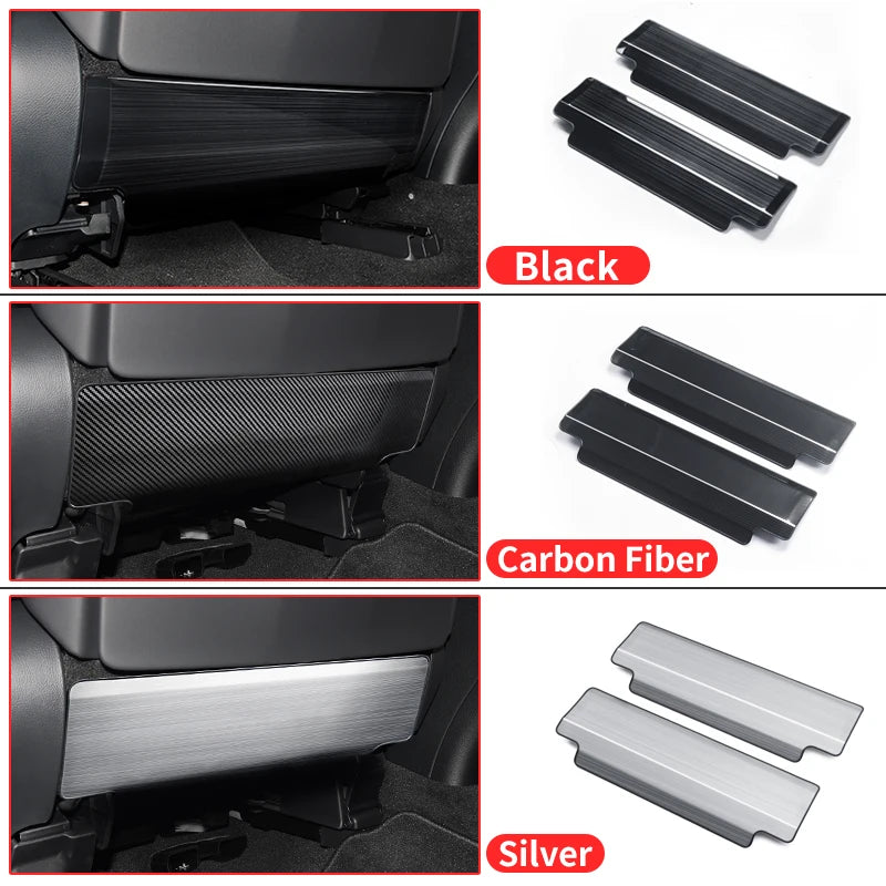 Stainless Steel Seat Protection Panel for Toyota LandCruiser 250 Prado