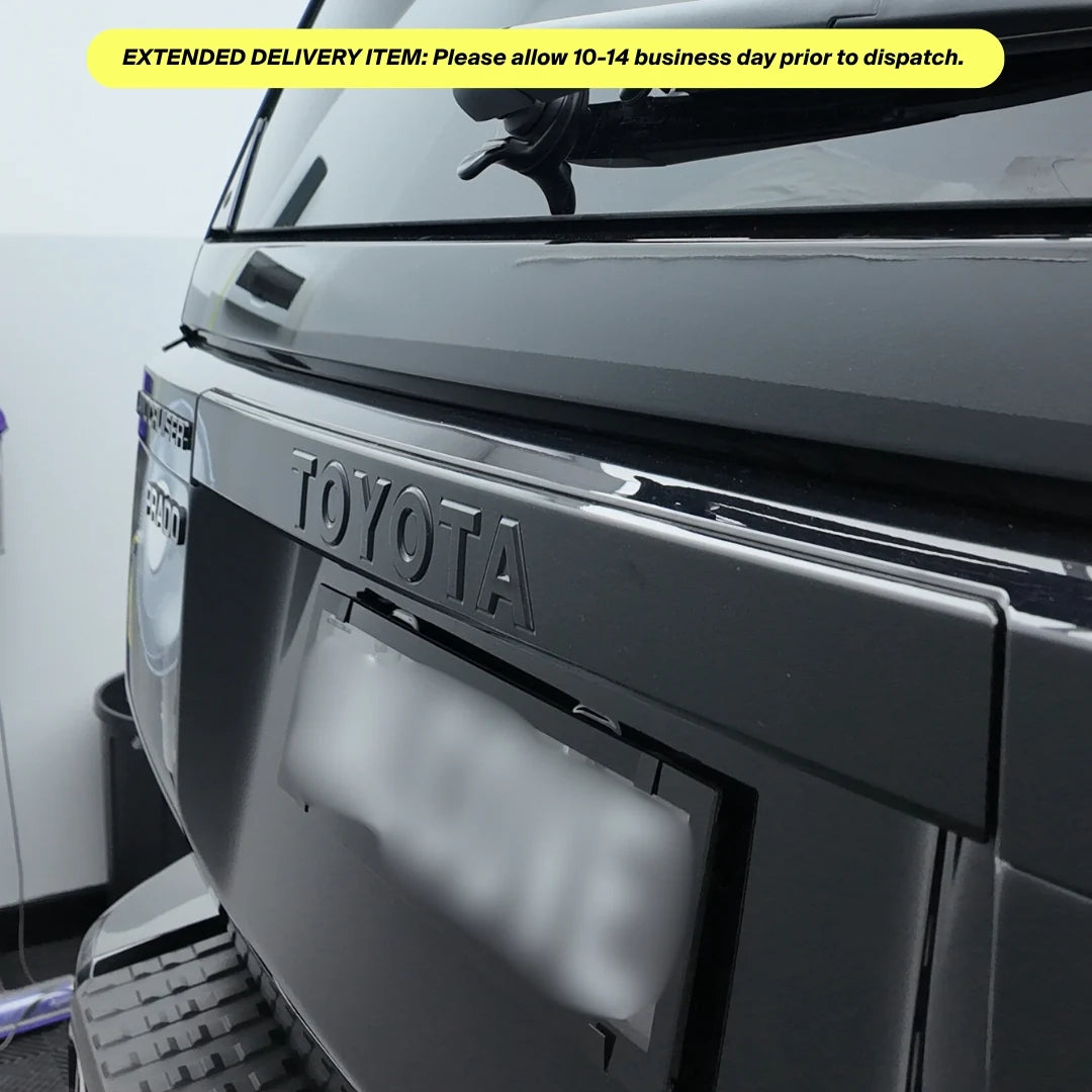 Toyota Land Cruiser Prado 250 Series Rear Toyota Badge Plate Blackout Kit