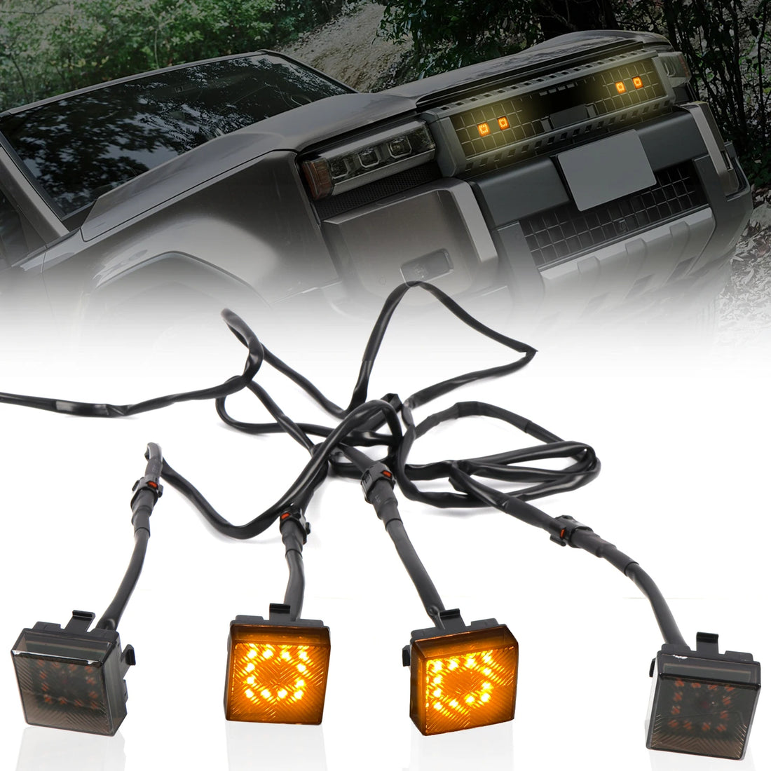 Grille Lights for Toyota LandCruiser 250 Prado J250 LC250 (2024+)